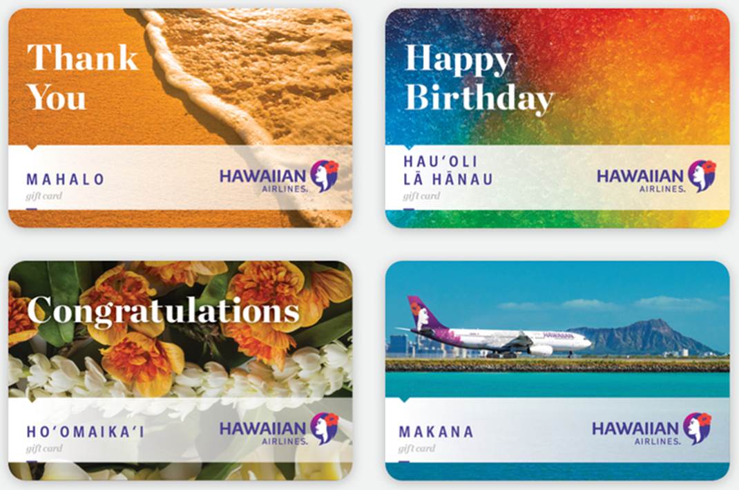 Hawaiian Airlines Gift Cards